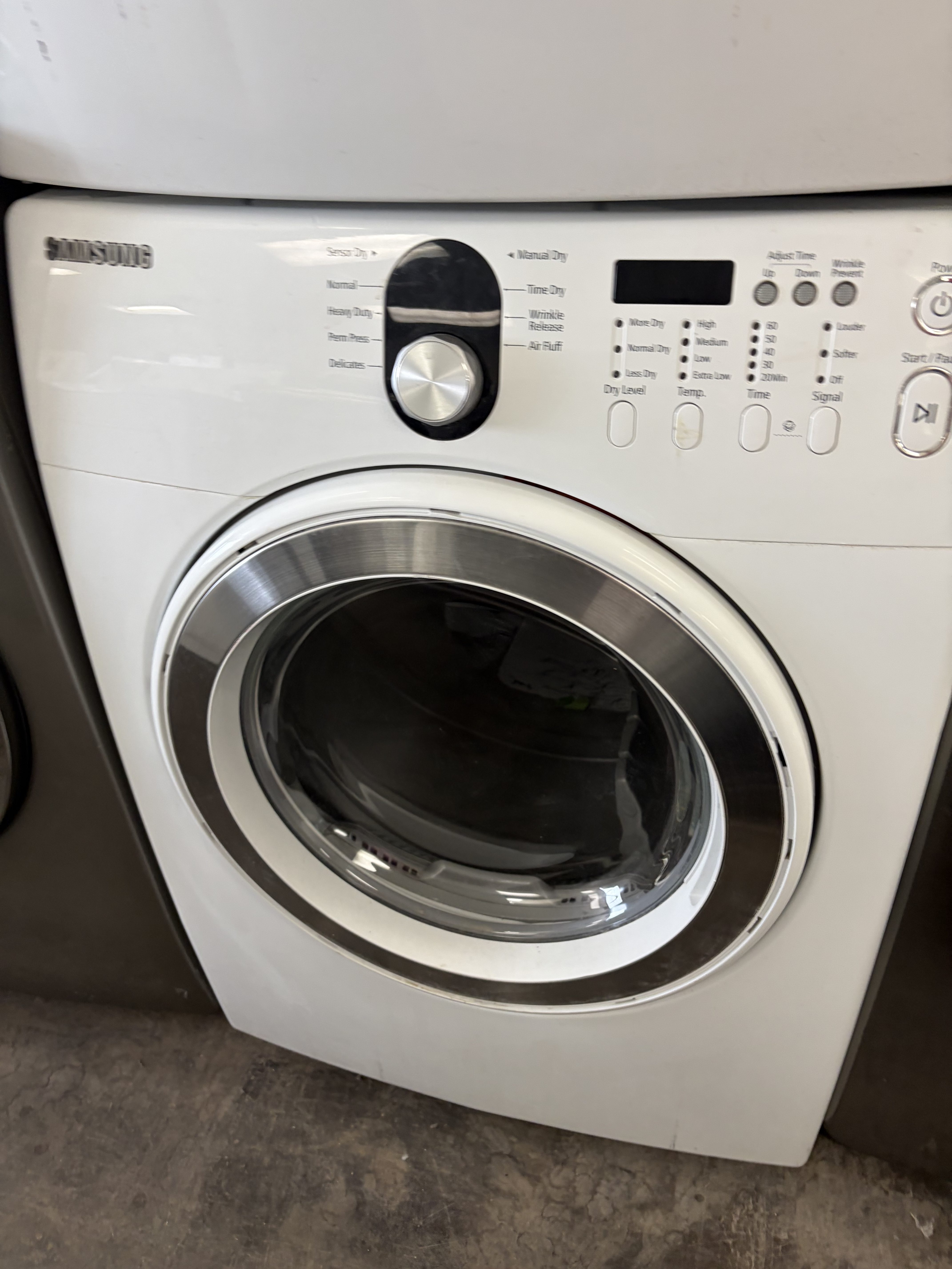 Front Load Super Capacity Samsung Stack Dryer Stock#D-DB06222