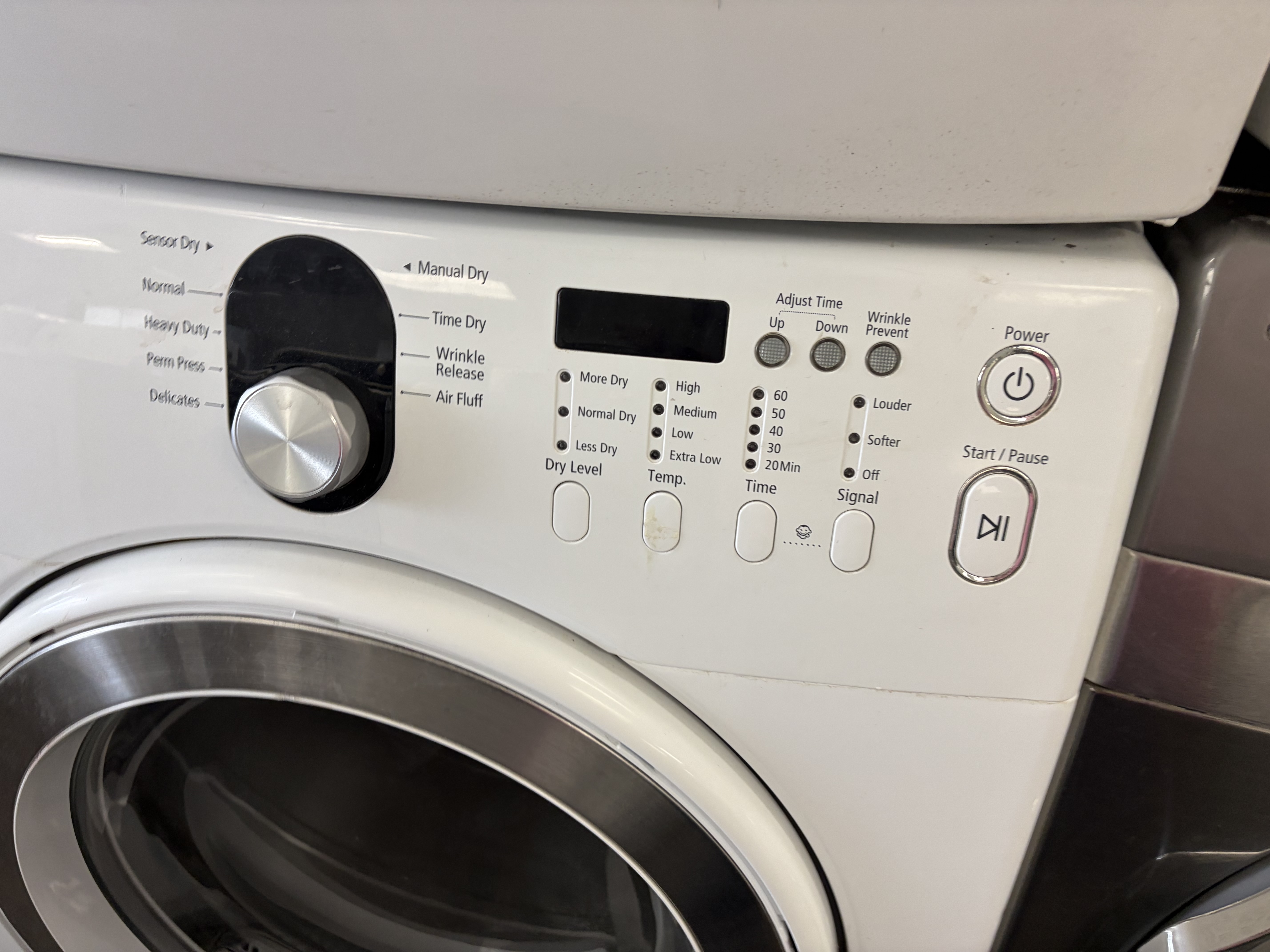 Front Load Super Capacity Samsung Stack Dryer Stock#D-DB06222 - Image 3