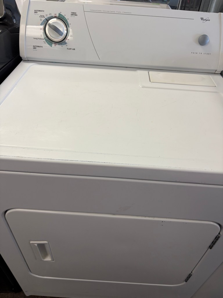 Whrilpool Extra Large Capacity Dryer Stock#D-BH06091