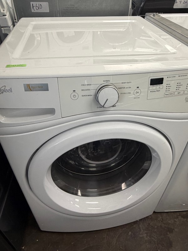 Front Load Whirlpool Washer Stock#W-CK06228