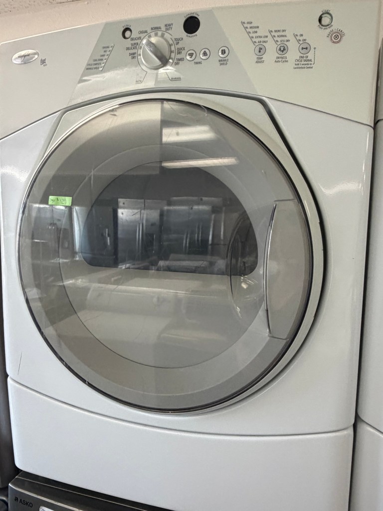 Front Load Whirlpool Sport Stack Dryer Stock#D-DD06224