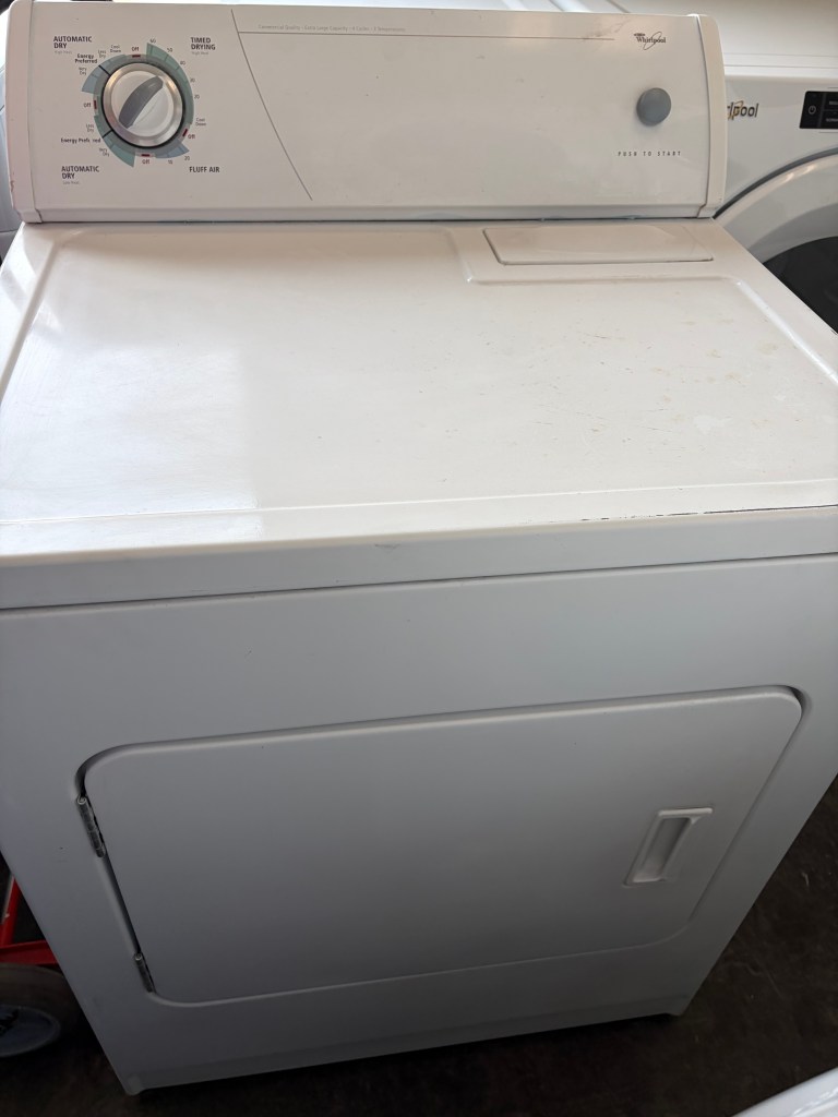 Large Capacity Whirlpool Dryer Stock#D-BB06232