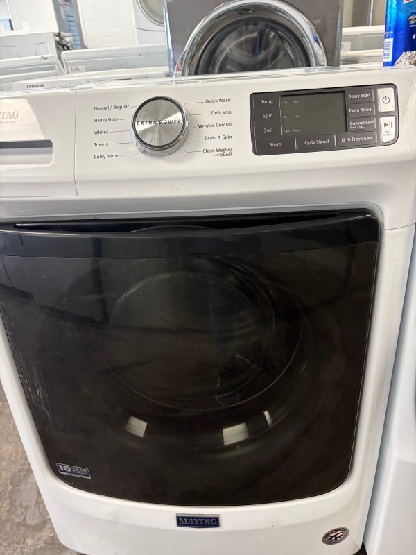 Maytag Maxima Front Load Steam Washer Stock#W-AU07015