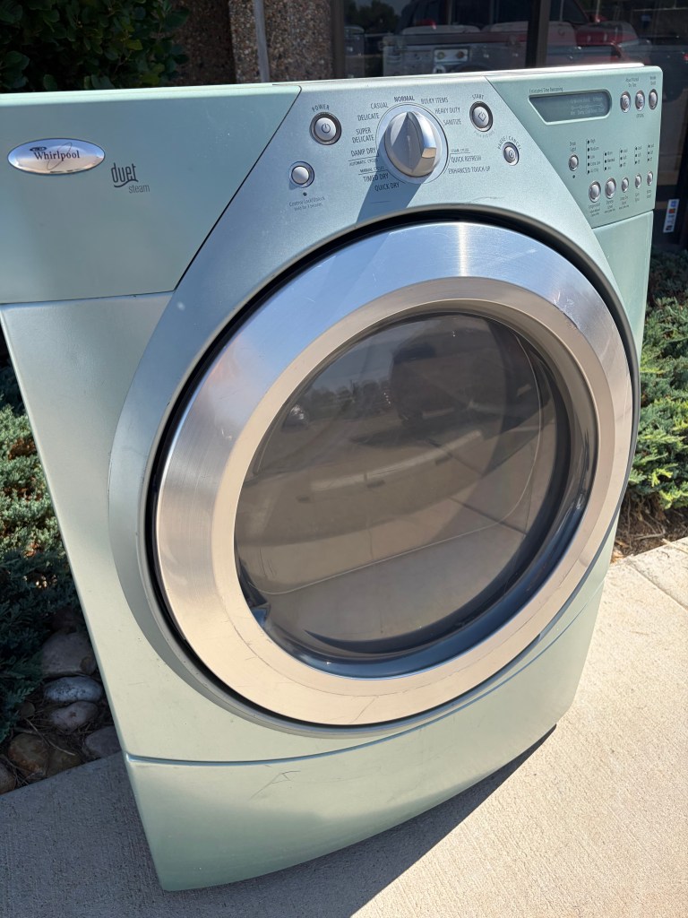 Mint Green Whirlpool Front Load Stack Dryer Stock#D-BB07172