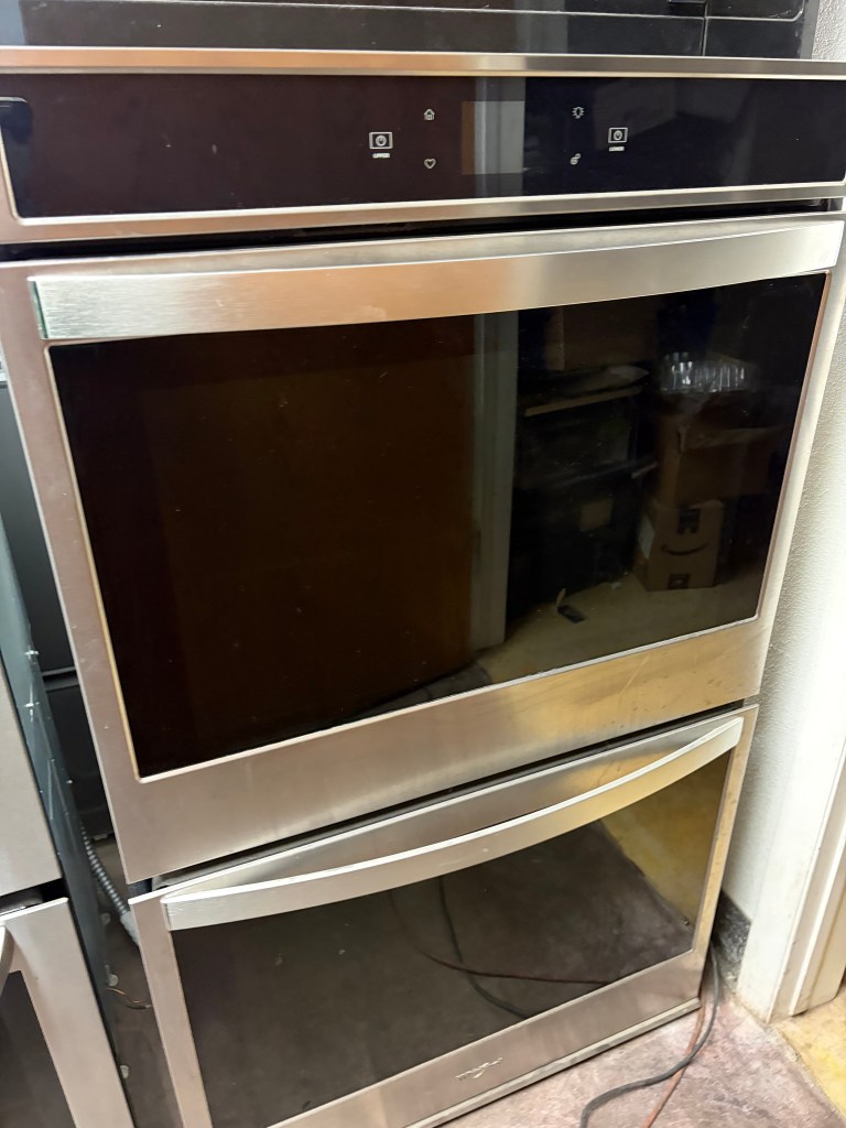 30" Wide Built In Double Wall Whirlpool Stainless Steel Oven Stock#S-AK07231