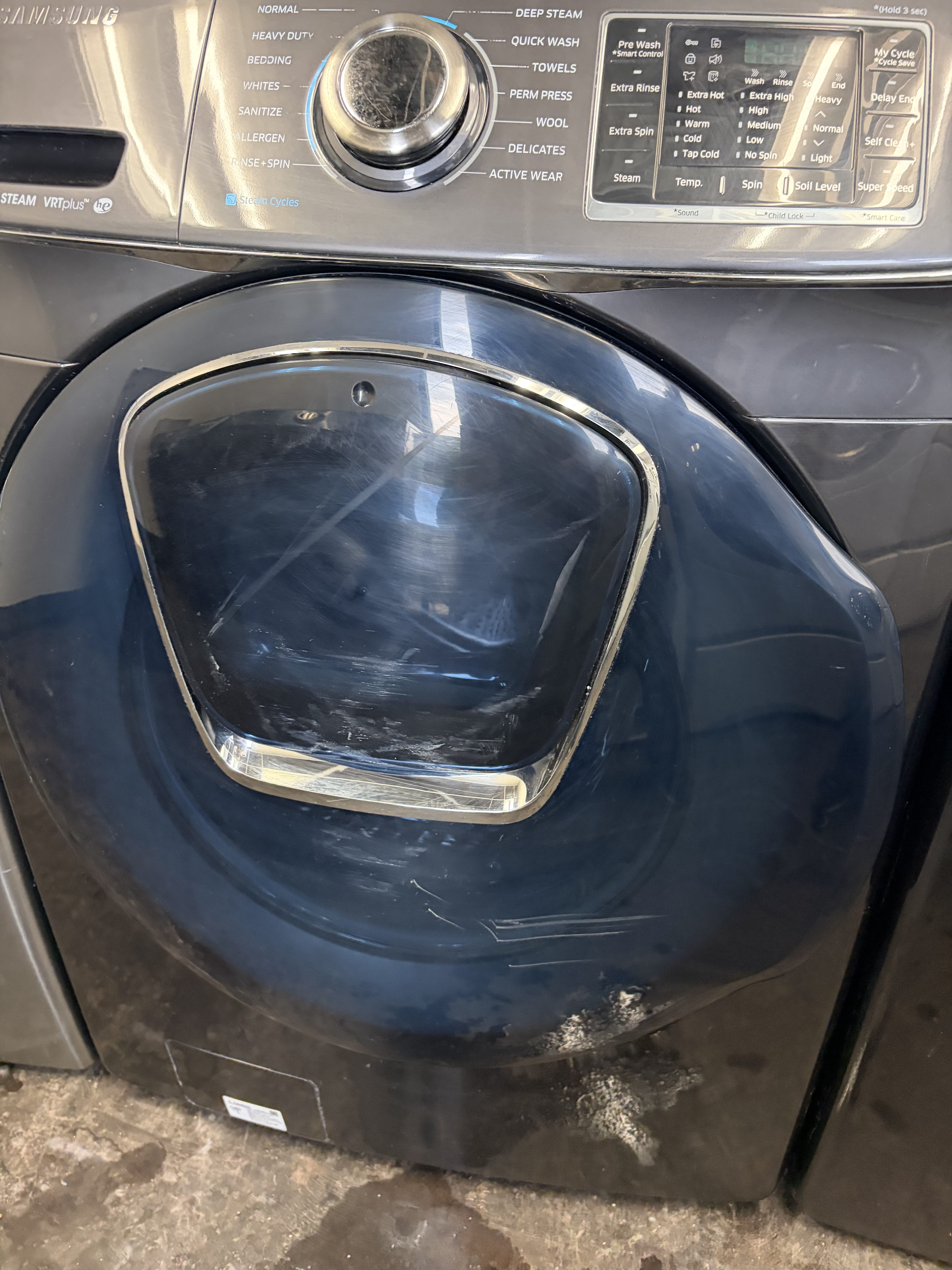 Black Stainless Front Load Samsung Washer & Dryer Set *Can Stack Stock#WD-CA08271 - Image 3