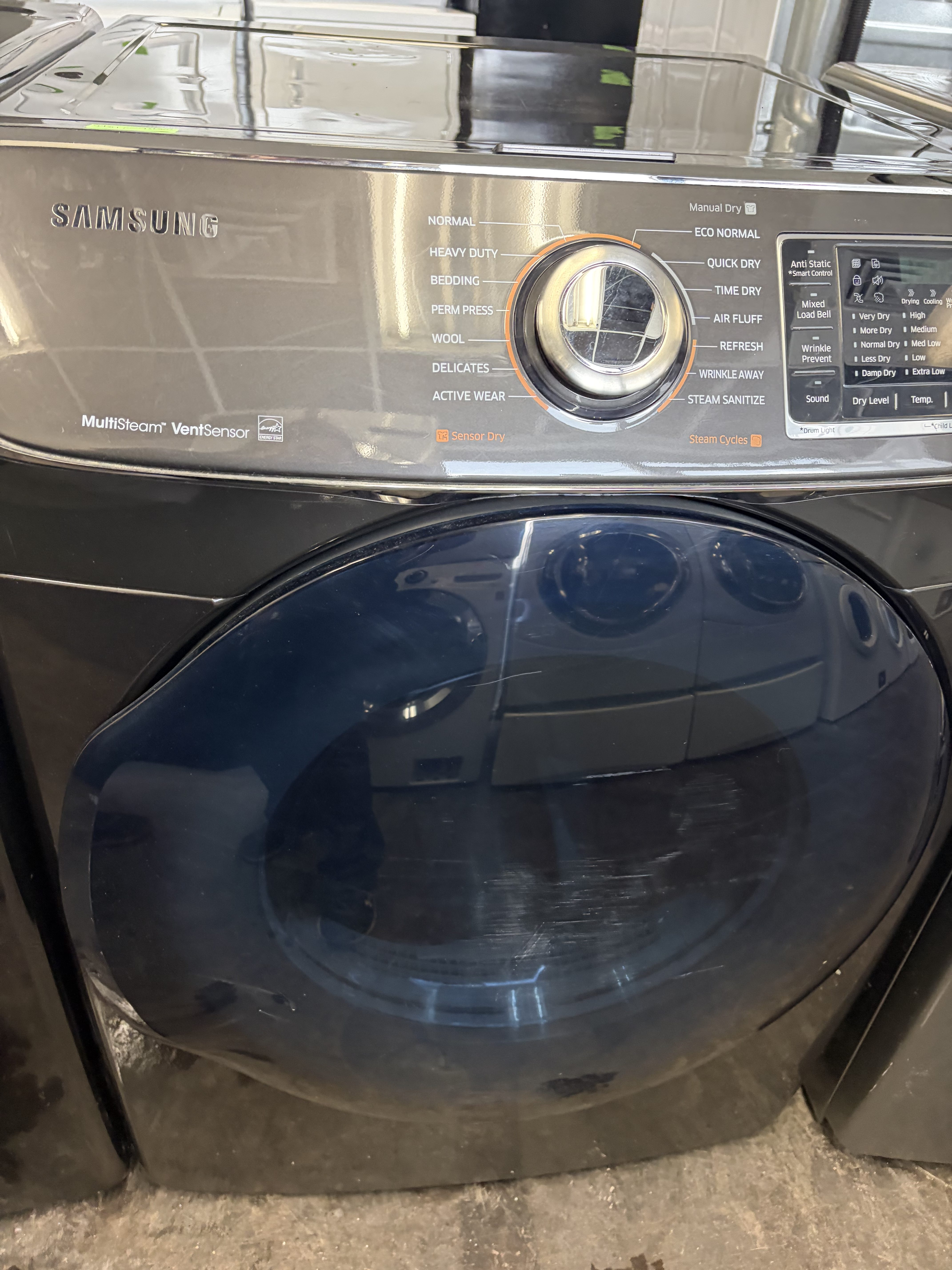 Black Stainless Front Load Samsung Washer & Dryer Set *Can Stack Stock#WD-CA08271 - Image 5