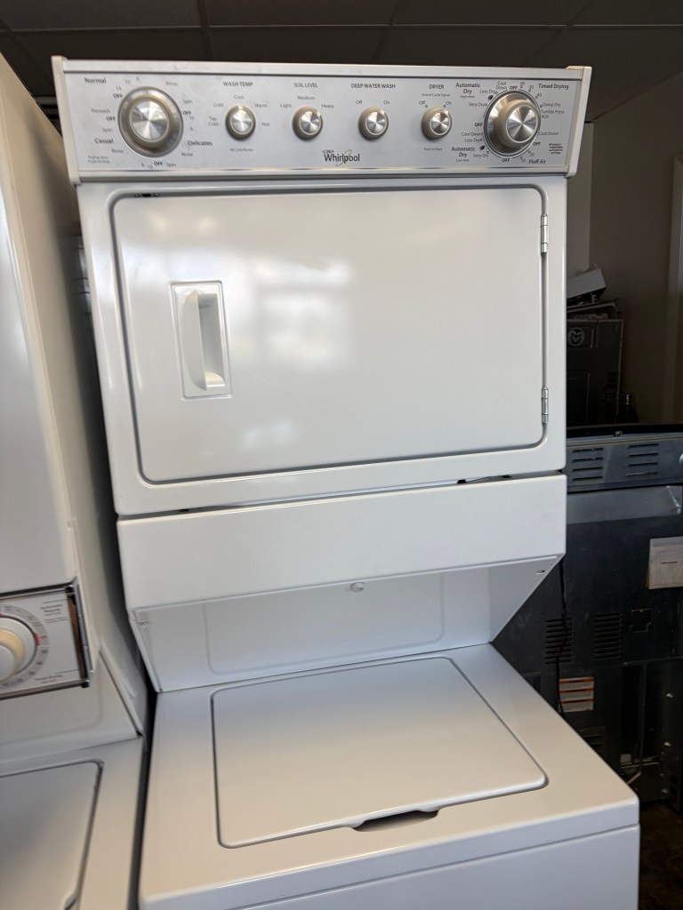 27" Wide Whirlpool Stackable Washer & Dryer Stock#WD-BA08181