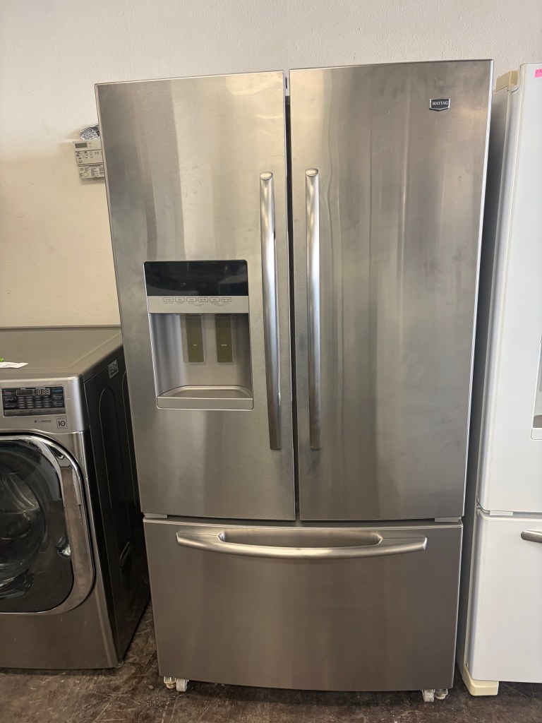 Maytag Stainless Steel 26 CuFt French Door Refrig Stock#R-CD08274