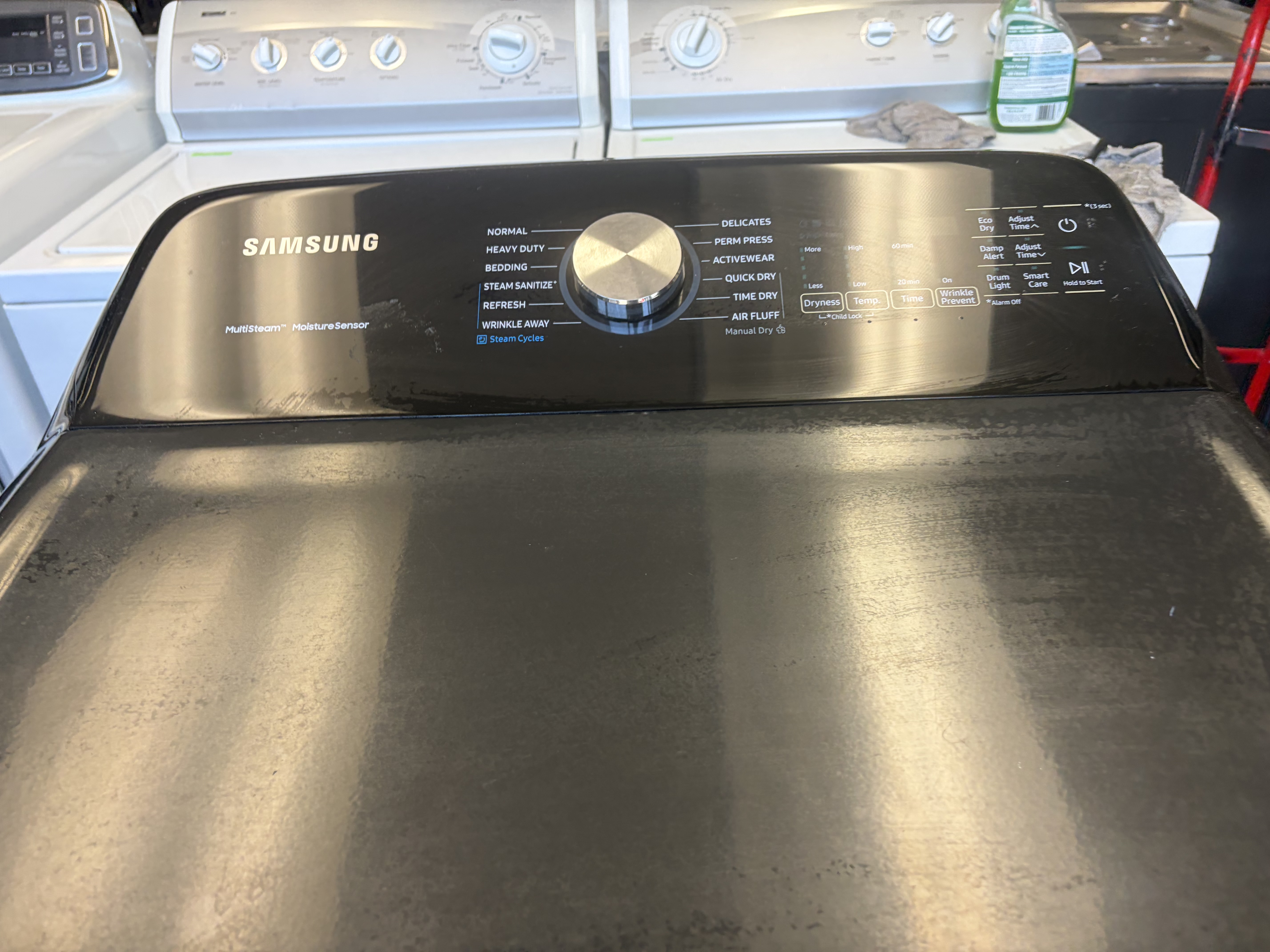 2020 Steam Black Samsung HE Dryer Stock#D-DB08282 - Image 2