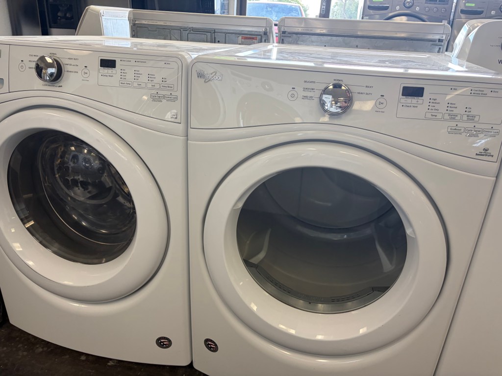 Front Load Whirlpool Washer & Dryer Set *Can Stack Stock#WD-DD08284