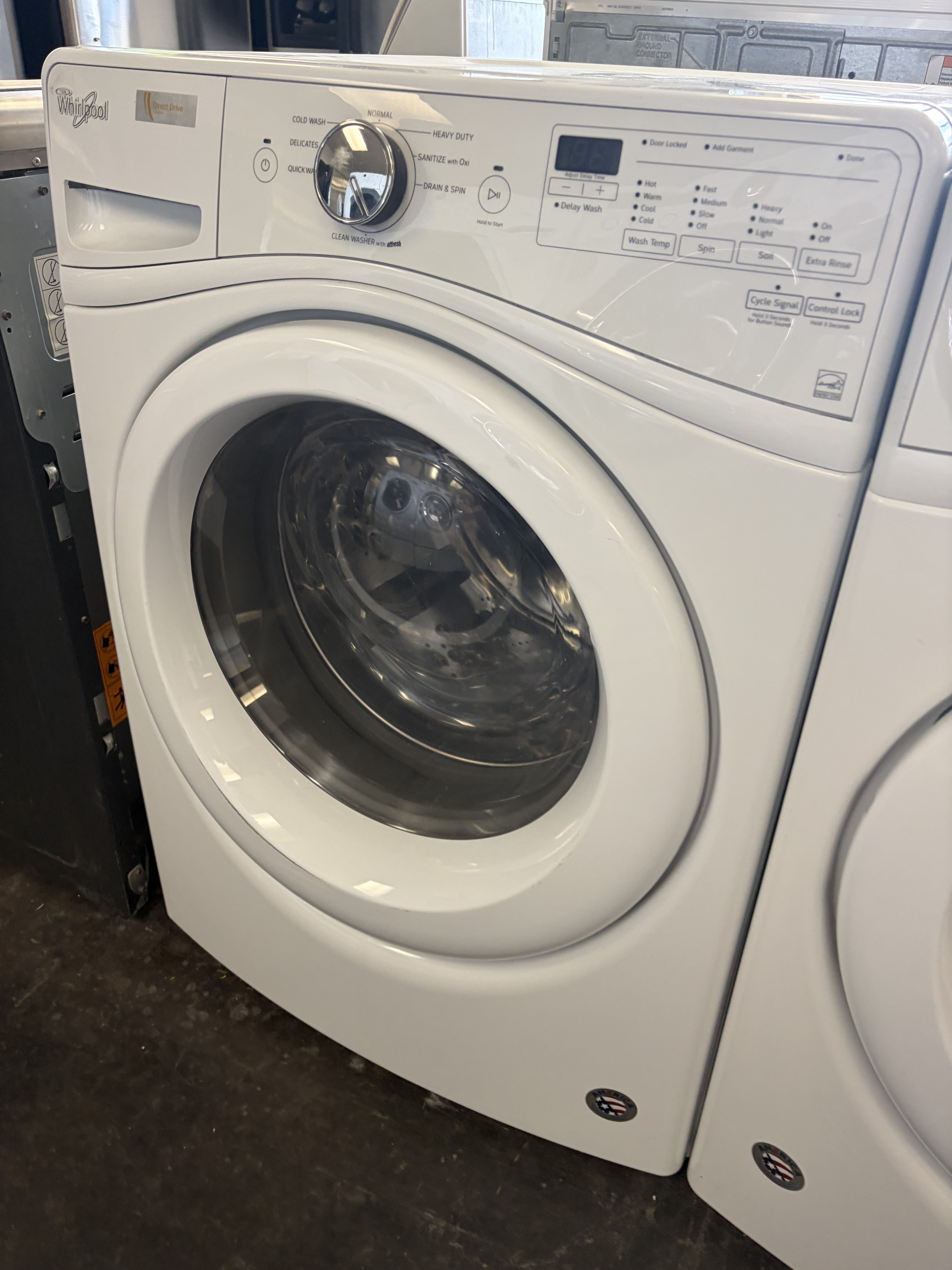 Front Load Whirlpool Washer & Dryer Set *Can Stack Stock#WD-DD08284 - Image 3