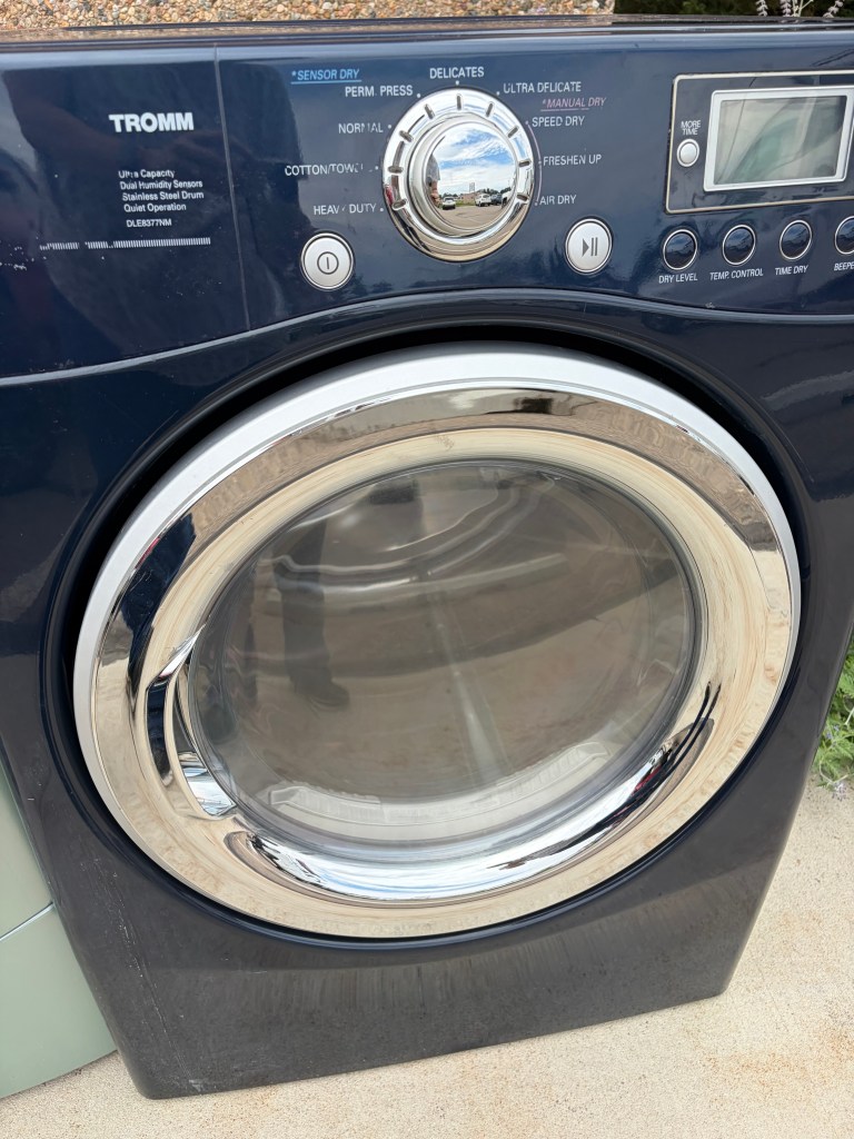 Steam Violet LG Front Load Stack Dryer Stock#D-AK08049