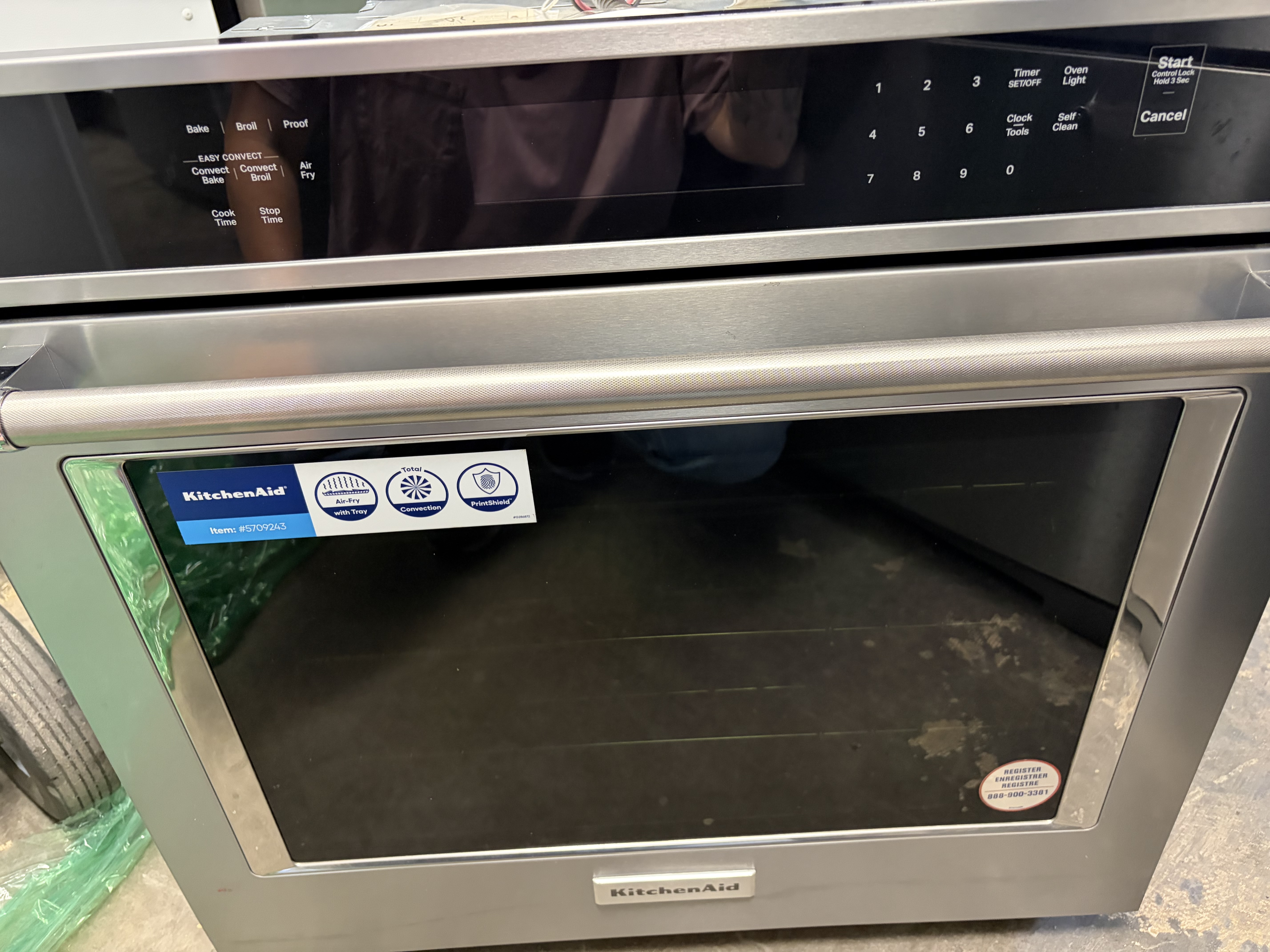 NEW Kitchen Aid 30" Wide Built In Wall Oven Stainess Steel Stock#S-AP08123 - Image 3