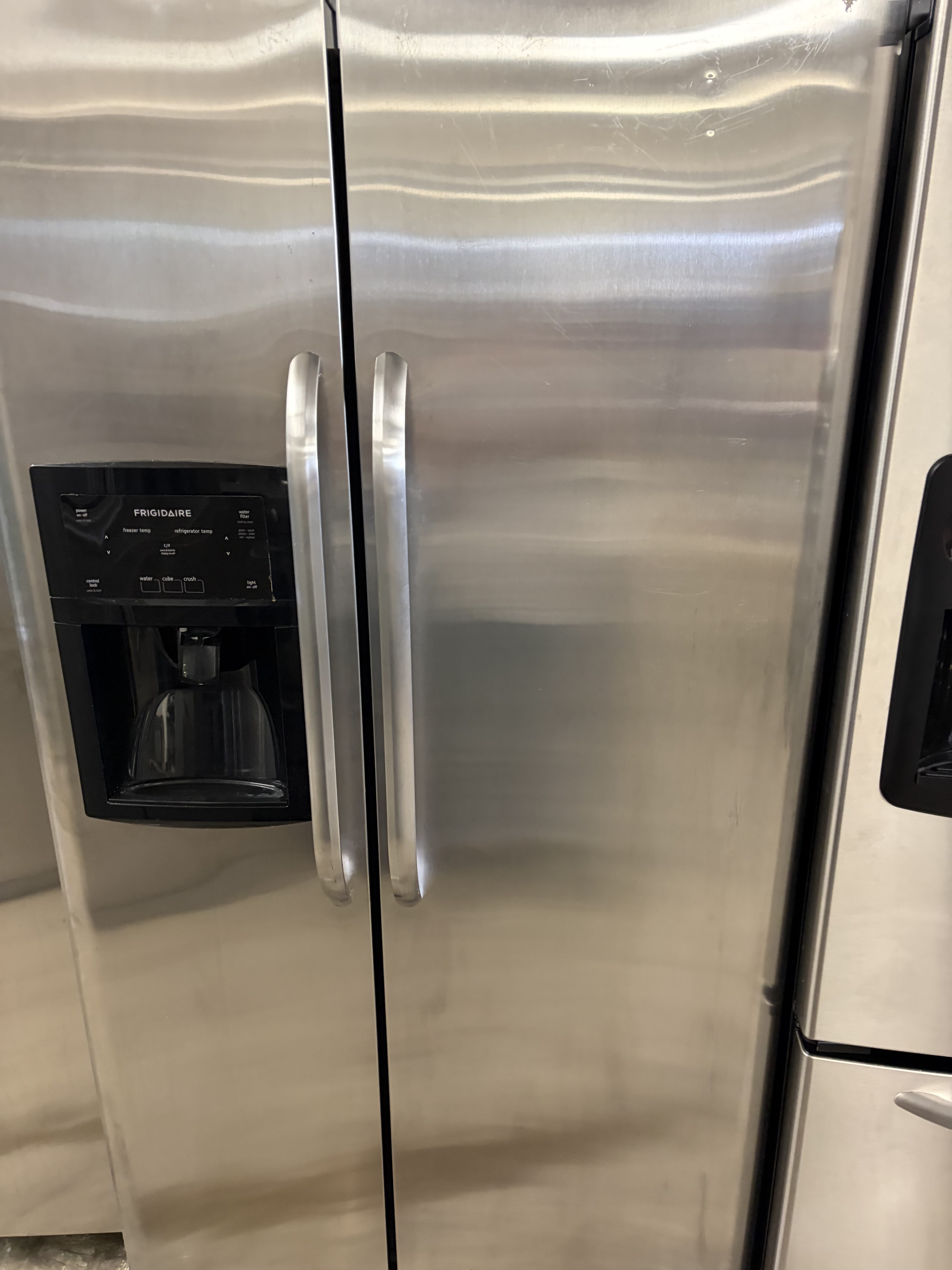 Frigidaire Counter Depth Stainless Steel Side by Side Refrig Stock#R-BB09142 - Image 2