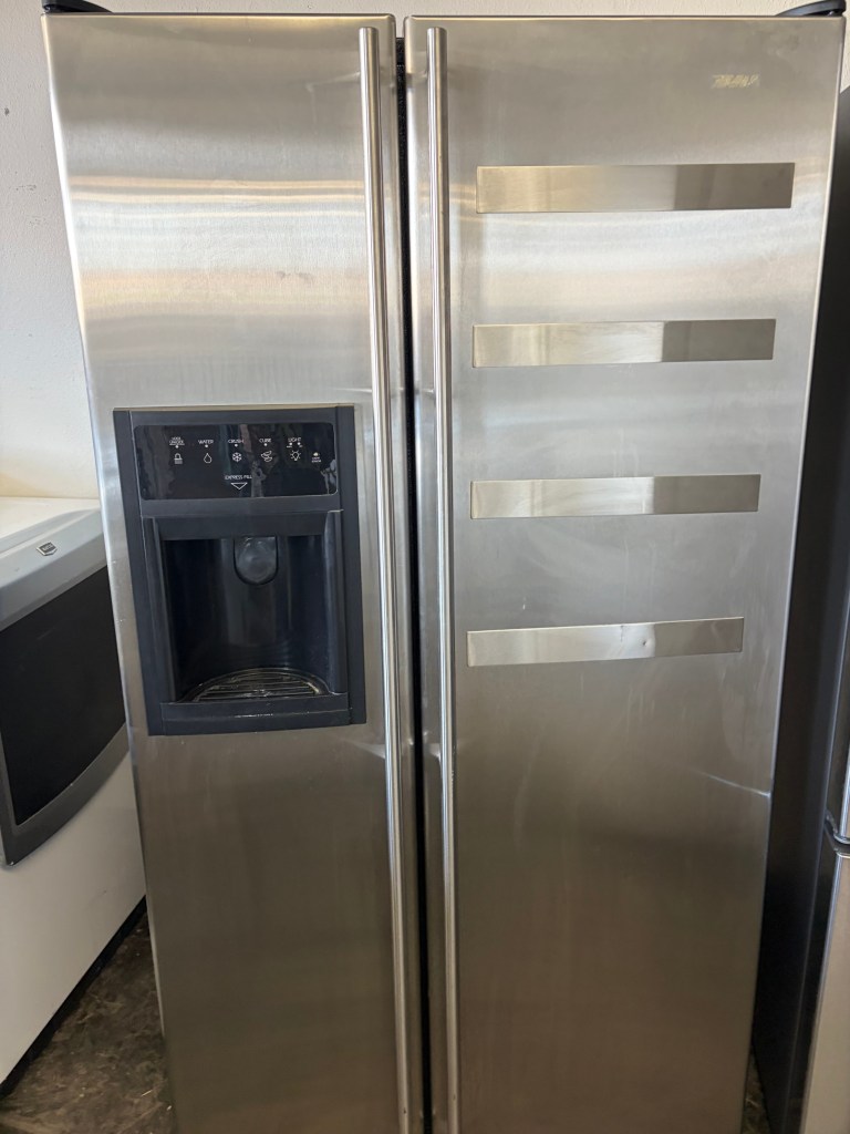 Jennair Counter Depth Stainless Steel Side by Side Refrig Stock#R-AR09144