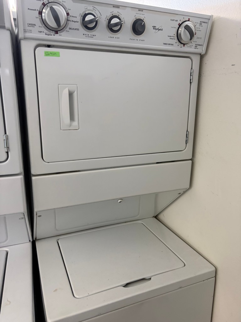 27" Wide Direct Drive Whirlpool Stackable Washer & Dryer Stock#WD-AD09244
