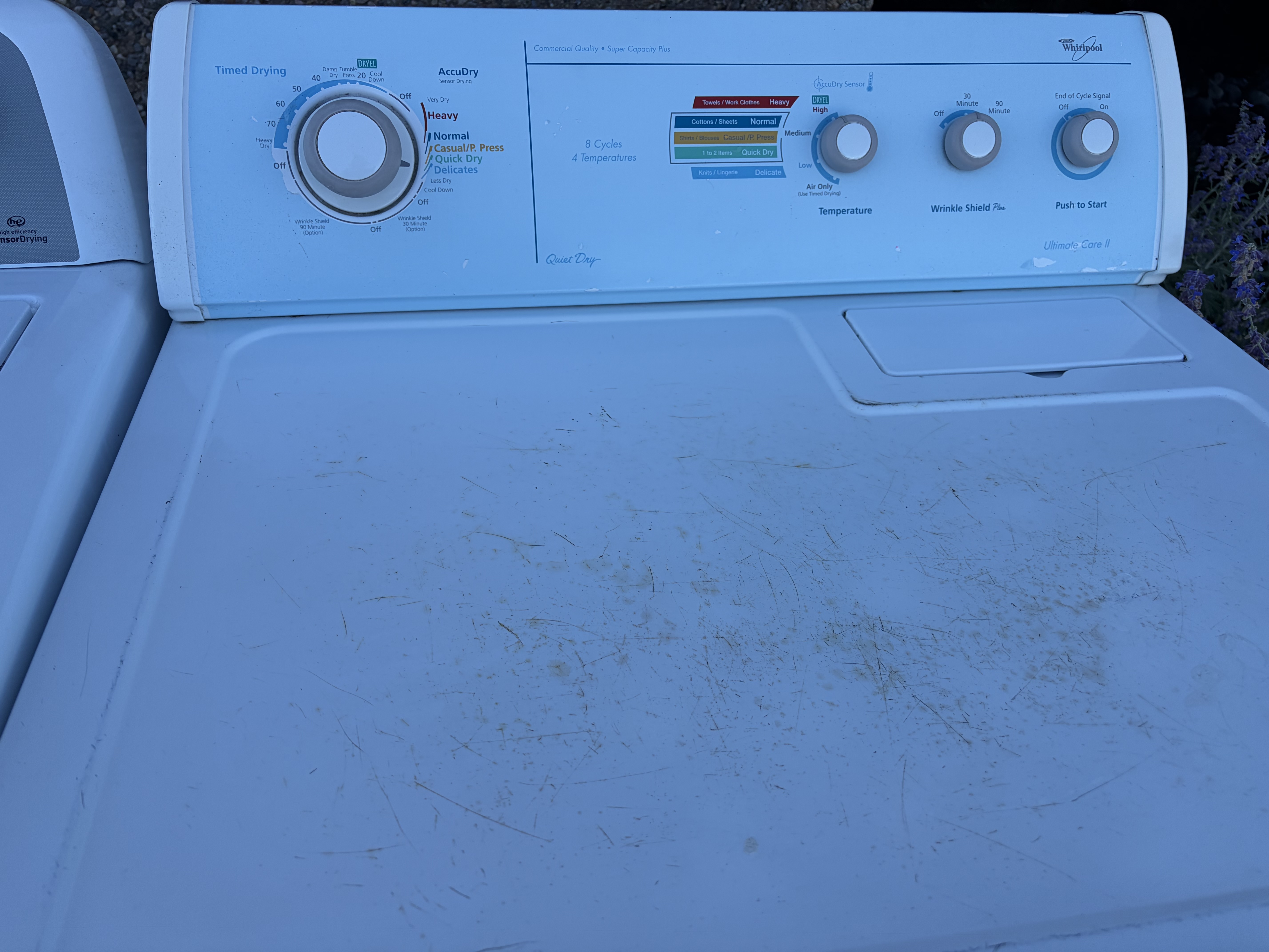 Whirlpool Large Capacity Dryer Stock#D-AC10053 - Image 2